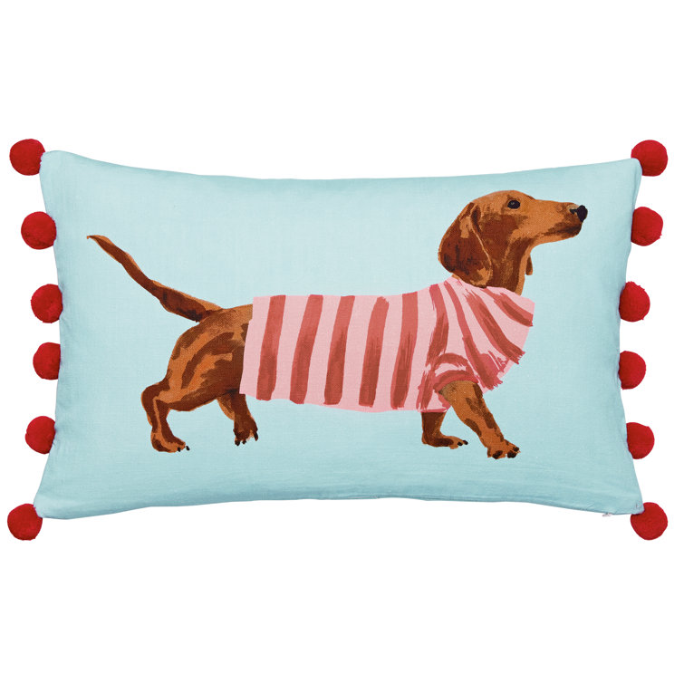 JOULES Falmouth Floral Rectangular Scatter Cushion With Filling